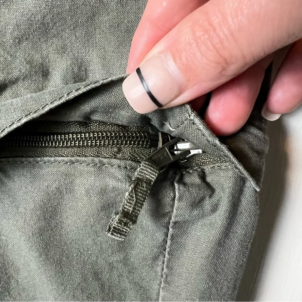 Cabela’s -‎ Men’s Convertible Cargo Pants Shorts Khaki Green Fishing - Sz. 40/30